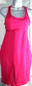 Fabletics Tg S 6 Tropez Mini Abito Body Elasticizzato Maglia Rosa - Nuovo con etichette - Foto 1 di 4