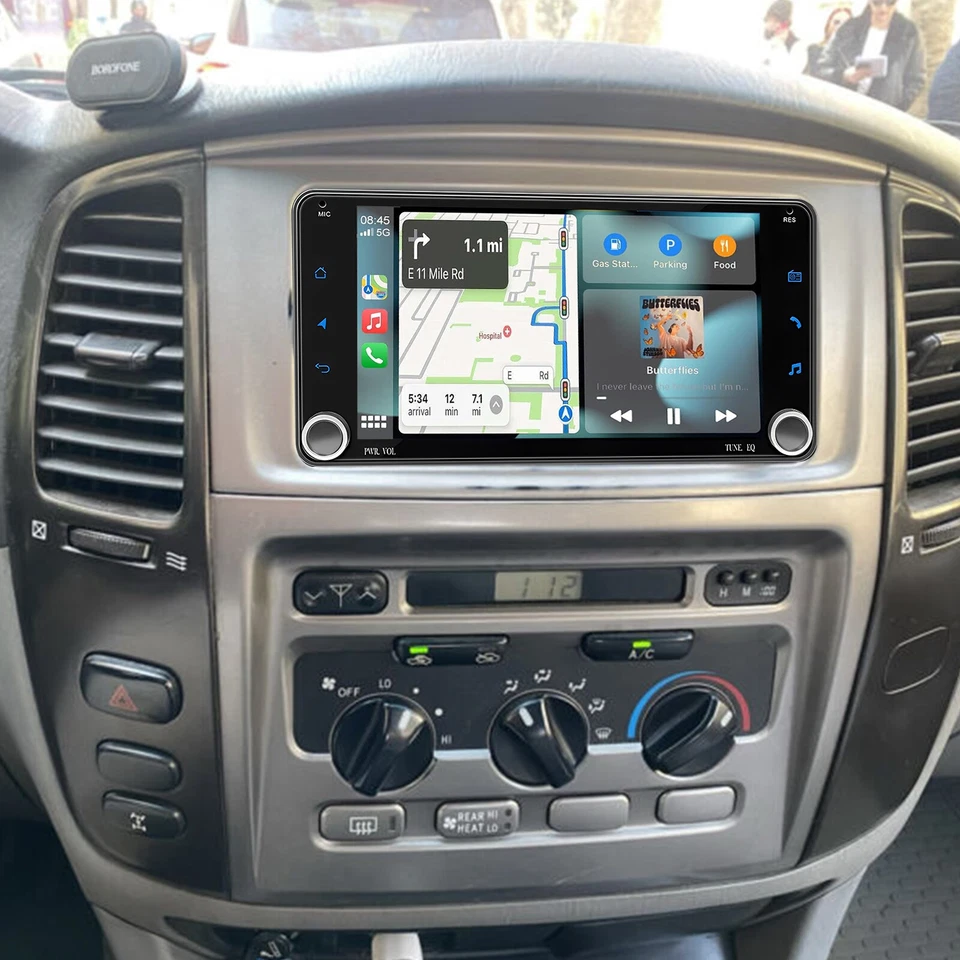 For Toyota Land Cruiser 100 1998-2007 Car Stereo Radio Navi Carplay SWC BT 64GB — 第 1/4 张图片