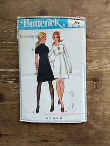 5942 Princess Seam A Line Shift Sz 10 Uncut Vintage Butterick Sewing Pattern - Picture 1 of 2