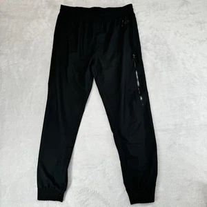 Nike Bonded Woven Cuffed Jogger Pants Black 614913-010 Womens Size Medium 0218 - Picture 1 of 7