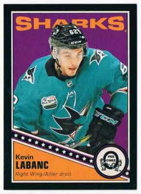2019-20 O-PEE-CHEE BLACK KEVIN LABANC 014/100 SAN JOSE SHARKS #343 - Image 1 of 2