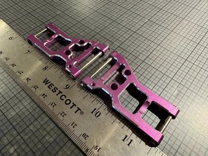 HPI RS4 Nitro Alloy Rear Arms Purple 1/10 RS4 2 Racer GPM Megatech - Picture 1 of 11