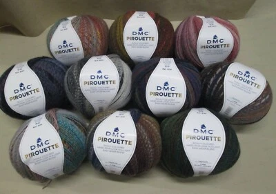 FILATO "PIROUETTE" DMC GOMITOLO DA 200 GR COLORATO PER FERRI O UNCINETTO n.5