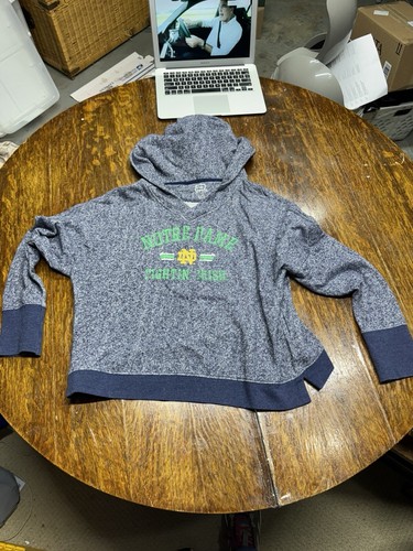 VETEMENTS Maglione Pro Edge donna grigio medio Notre dame Fighting Irish felpa con cappuccio