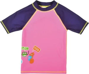 ARENA girls swimming bath shirt shirt sunscreen UV, Blue / Pink, 2-3 years - Picture 1 of 4