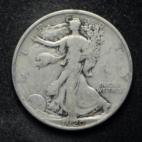 1920 Walking Liberty Silver Half Dollar (bb10708) Cover