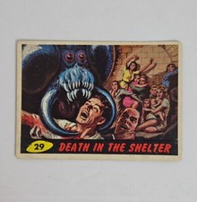 1962 Topps Mars Attacks #29 Death In The Shelter