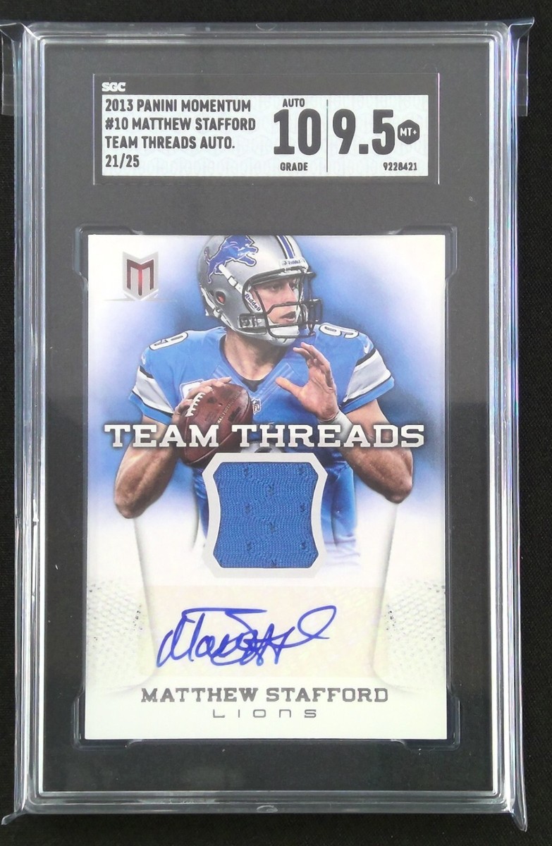 Matthew Stafford 直筆サイン NFL Panini Auto
