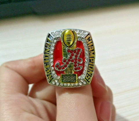 2020 Alabama Crimson Tide National Championship 11-01 Ring - All Sizes Cover