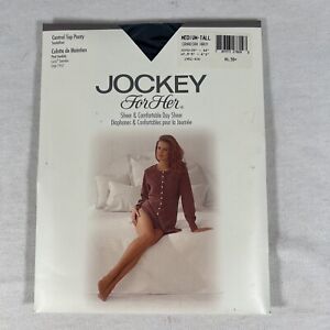 JOCKEY FOR HER Pantyhose Control Top Style 7952 Canadian navy M-T  Sandalfoot