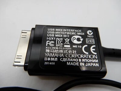 Yamaha USB MIDI Interface Cable for iPhone/iPad - Image 1 of 2