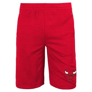Outerstuff Chicago Bulls NBA Boys Youth (8-20) Free Throw Shorts, Red - Picture 1 of 7