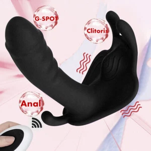 Remote Control Butterfly Vibrator Wearable G Spot Dildo Massager Sex Toys - Picture 1 of 12