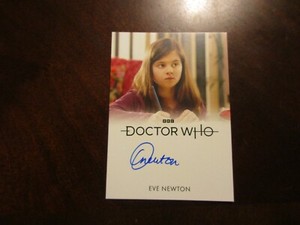 Doctor Who Series 1-4: Eve Newton as Charlotte Lux Full Bleed Autograph Dr.