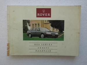 ROVER 800 SERIE BESITZERHANDBUCH - Bild 1 von 3