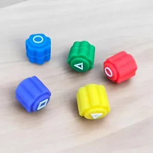 Squid Game Gonggi Gong-gi Jacks Korean Game Netflix Inspired Traditional Game 5x - Picture 1 of 10