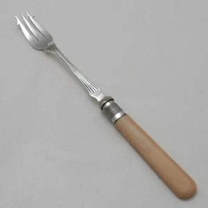 Tenedor de encurtido de cubiertos de servicio de plata eduardiana con diseño de mango vintage 19,2 cm - Imagen 1 de 2