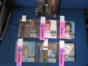 David Bowie Japan Six Mini LP CD Set w Promo Box + Promo OBI Paper Sleeve Ziggy - Picture 1 of 10