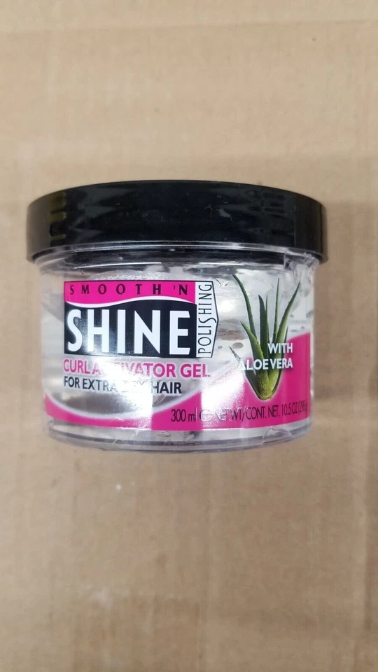 Gel activador de rizos Smooth N Shine Aloe Vera para cabello extra seco 10,5 OZ NUEVO Foto 1 de 1
