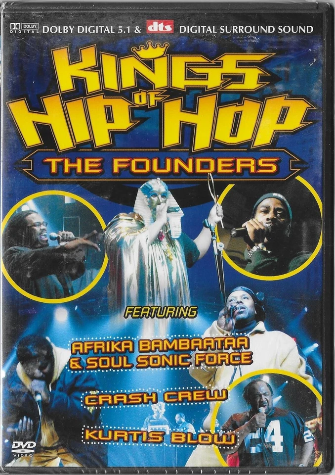 KINGS OF HIP HOP - The Founders - DVD PAL Region 2 Afrika Bambaataa Crash Crew - Image 1 of 2