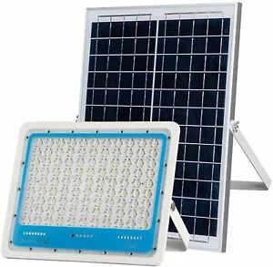 Faro LED con PANNELLO SOLARE CREPUSCOLARE 800W 1000W 1200W luce fredda IP66 LM - Foto 1 di 11