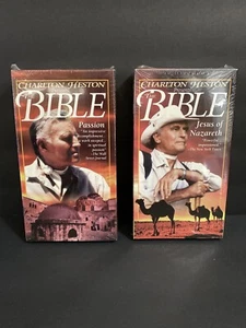 Charlton Heston Presents The Bible Passion & Jesus of Nazareth BRAND NEW SEALED - Picture 1 of 2
