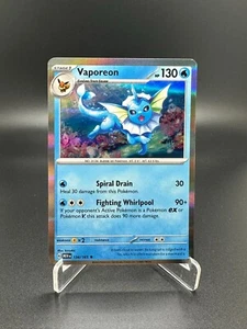 Vaporeon 134/165 - Scharlachrot & Violett - 151 - Pokemon TCG - Bild 1 von 2