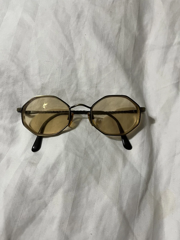 复古 Emporio Armani 033 906 拉丝古董青铜 49 - 20 - 135 仅框架 — 第 1/4 张图片