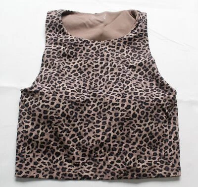 Offline By Aerie Women's Real Me High Neck Padded Tank EJ3 Brown Small NWT - Image 1 of 3