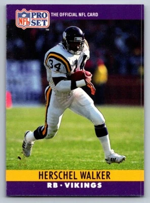 Herschel Walker 1990 Pro Set #197 - Image 1 of 2