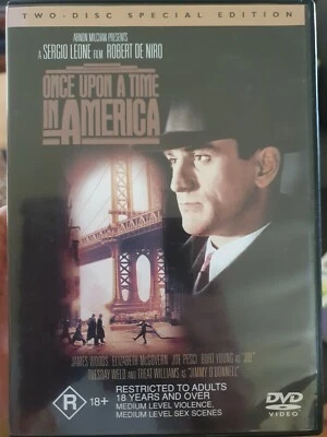 ONCE UPON A TIME IN AMERICA RARE DVD SERGIO LEONE FILM 2-DISC SPECIAL EDITION R4 - Image 1 of 3