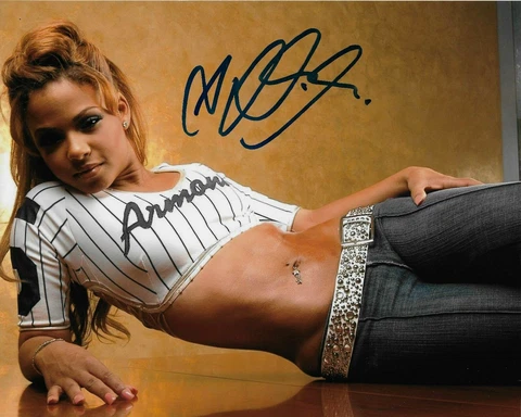 Super Sexy Christina Milian Signed Photo 8x10 COA 1 Cover
