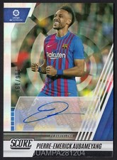 AUBAMEYANG  AUTOGRAPH 116/199 BARCELONA CHROME SCORE 2022-23 LEAGUE 22/23 SANDWICHES