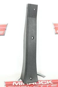 C4 Corvette Door Sill Pillar Trim Convertible Black Drivers Left 1988-1996 - Foto 1 di 4
