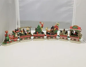 Danbury Mint Dackel Weihnachten Express Zug Wiener Hund Doxie 6 Stück - Bild 1 von 24