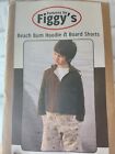 Patterns by Figgy Beach Bum Hoodie & Board Shorts Size 8-14 Unisex Uncut