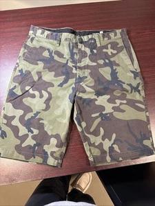 Volcom Stone Camo Chino Shorts Size 34 Mens Skate Surf Casual - Picture 1 of 6