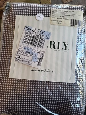 Falda de cama Waverly B&W Queen Foto 1 de 2