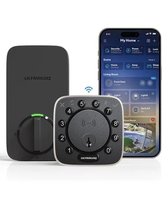 ULTRALOQ 2025 Upgrade Bolt NFC Built in Wifi Smart Door Lock *NEW SEALED*. A2