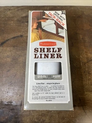Forro de Estante Rubbermaid Vintage - 12x25 Blanco No. 1604  Foto 1 de 4