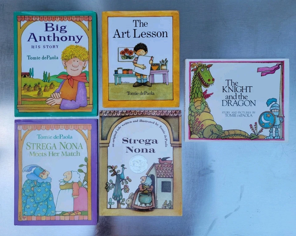 Lot of Tomie dePaola Children's Picture Books - Strega Nona, Anthony & More - HC — 第 1/1 张图片