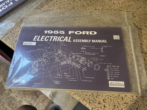 1955 Ford Thunderbird Electrical Reprint Assembly Manual Brand new - Picture 1 of 2