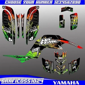 Yamaha Raptor 660 660R Full Graphics Decals Stickers ATV - Picture 1 of 2
