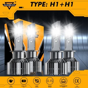 For ACURA RSX 2002 2003 2004 AUXBEAM H1 H1 LED Headlight High Low Beam White 4X - Picture 1 of 12