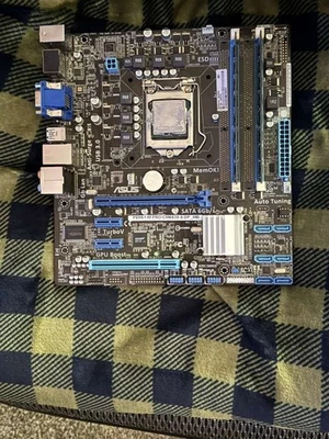 Asus P8H77-M PRO/CM6870/DP_MB LGA1155 DDR3 Desktop Motherboard + I/O Plate - Image 1 of 3