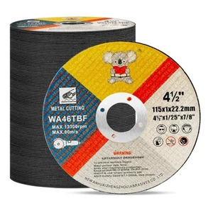 Paquete de 50 ruedas de corte de 4-1/2 pulgadas para metal y acero inoxidable, fas... - Imagen 1 de 7