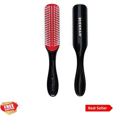 Curl Definer & Styler, Curly Hair Brush for Women & Men – 7 Row Detangling & ... - Image 1 of 4