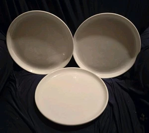 Crate & Barrel Martin Hunt weiß Essteller - 3er Set - 10 1/2" - Bild 1 von 5