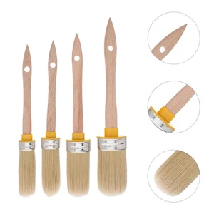 4 piezas pinceles de pintura de esquina arte estudiantes accesorios pinceles al óleo para artistas - Imagen 1 de 12