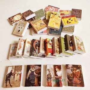 Libros antiguos de la Edad Media miniatura para casa de muñecas escala 1/6 15 piezas hechos a mano - Imagen 1 de 5